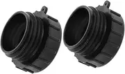 2Pcs IBC Tote Hose Adapter Fittings for Water Thread Converter from Fine to Coarse for Easy Installation with Garden Hose