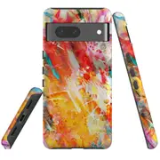 For Google Pixel 7 Case Tough Protective Cover Flowing Colors