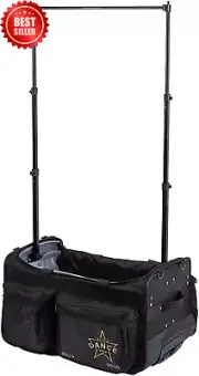 28" Dance Bag with Garment Rack & Wheel Foldable Duffle for Travel & Performance