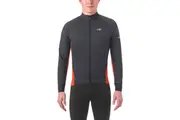 Giro Windbloc Chrono Pro Jersey - Charcoal/Red