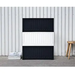 SHUTER樹德 貨櫃收納椅(白)【2件超值組】摺疊收納箱 置物整理 可堆疊【愛買】