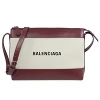 在飛比找PChome24h購物優惠-BALENCIAGA 巴黎世家 639497 品牌LOGO帆