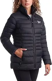 [Reebok] Women's Jacket - Lightweight Puffer Parka Coat – Casual Jacket for Women (S-XL)