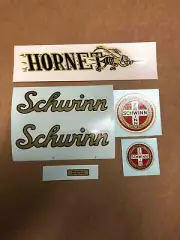 Vintage Schwinn Approved Ladies Hornet 26" Bicycle Complete Decal Set