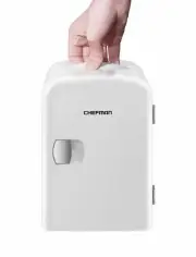 Mini Refrigerator Small Fridge Compact Pop Cans Soda Beer Camping Car Trip Auto