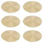 Round Braided Placemats Set of 6 Table Mats for Dining Tables Woven2530