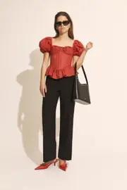 balia hipster pant in black
