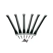 NEW Metal Swing Set Accessories Red 6-Pack Heavy Duty Playground Hooks 21.5 in