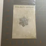 Gina Marie Designs SNOWFLAKE SNOW WINTER Cutting Die Cardmaking Stamping Paper