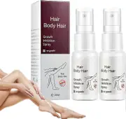 Hair Stop Growth Spray, Non-Irritating, Painless Permanent Hair Removal Spray for Body Face Underarm Arm Leg Private Areas,Effective For Men and Wo...