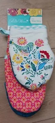 New The Pioneer Woman Mazie Mini Mitts bird