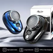 Portable Electric Razor Mini-Shave for Men USB Rechargeable Shaver Travel Home