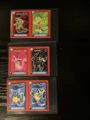 Pokemon Peru Pokedex Stickers - Tyranitar, Umbreon, Blastoise