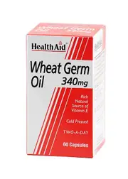 Health Aid Wheat Germ Oil 340mg, 60 Capsules
