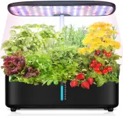 139 LED Indoor Herb Garden Kit Hydroponics Growing System with LED Grow Light