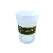 6 x 600ml Screw Top Stack-able Plastic Food Storage Container Box Tubs Lid BPA Free