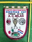 Pennant Wimpel Milan Ajax 1995 No Match Worn Shirt