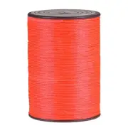 Thin Waxed Thread 137 Yards 0.55mm Dia Polyester Wax-Coated Cord Orange Red