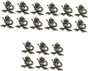 [Operitacx] 20 Pcs DIY Pendant Charms Jewelry Making Pendants Charm Pendant Alloy Pendant Charm Delicate Trinkets