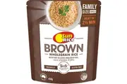 Sunrice Microwave Brown Rice Pouch 450g