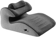 YWJLQH Memory Foam Wedge Pillow for Comfortable Positioning While Reading, Gray, as described