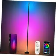 Corner Floor Lamp - Smart RGB LED Corner Lamp with App and Remote 1 Pack