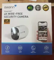 Swann Xtreem4K Wireless Security Camera with 32GB Micro SD & Cloud Storage - ...