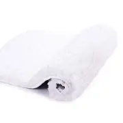 Large Bathroom Rug (24 x 40) Extra Soft and Absorbent Shaggy 24" x 40" White