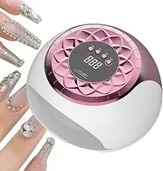 LED Nail Lamp | Quick Dry Gel Light | Professional Fast Curing UV LED Nail Lamp with Timer Settings for Home Travel Salon Use