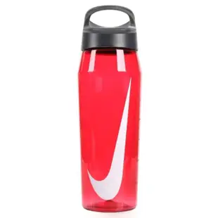 【NIKE 耐吉】Nike Water Bottle 運動 路跑 單車 登山 輕便 訓練 水壺 紅 大 32OZ(NOBE868432)
