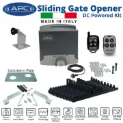 Electric Sliding Gate Opener Heavy Duty Automatic Remote Motor DIY Friendly Kit