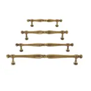 4 Sizes Copper Handles Simple Retro Cabinet Drawer Pulls for Wardrobe Door