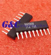 10PCS BA3308 Rohm IC PREAMP AUDIO STER AB 9SIP