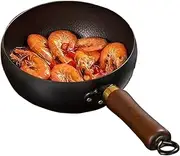 Gupcaqosjw Skillet with Lid - Healthy Safe Reusable Non Stick Frying Pans | Kitchen Utensils & Gadgets for Cooking, Baking, Sauteing, Camping
