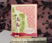 GET WELL SOON HANDMADE GREETING CARD #1178 STAMPIN UP AND MORE