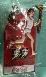 Coca-Cola Coke Olympic Torch Relay 1996 Games Atlanta GA PIN. NEW VINTAGE!