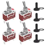 Waterproof Toggle Switch 12V Marine Boat Automotive Car SPST 2 Pin on off Toggle