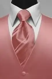 Luxury Premiere Tuxedo Vest & Striped Necktie