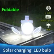 Solar LED Torch Lantern Night Light Outdoor Camping Emergency USB Rechargeable