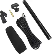 Tihebeyan MINI Portable Microphone of HIGH Black Sensitivity for Chamber, Microphone of ADDRESSING CAPACITANCE for Long and Corral Distance Recording (Black 28cm)