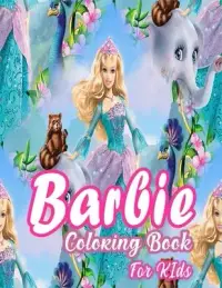 在飛比找博客來優惠-Barbie Coloring Book For Kids: