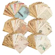 120 Sheets Vintage Ephemera Paper Pack for Junk Journal Kits Art Journaling