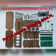 Nixie Clock Kit IN12 (With tubes) and Wooden Enclosure and Power Supply 24h