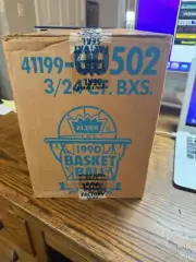 1990 Fleer Basketball Factory Sealed 3 Rack Pack Box Case