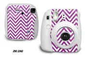 Custom Skin Sticker Wrap Decal For Fujifilm Instax Mini 8 Instant Camera ZIGZAG