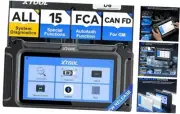 OBD2 Scanner Diagnostic Tool D6: All System Scanner for Car with Free