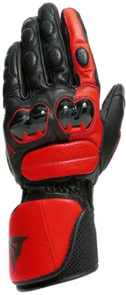 Dainese Impeto Motorcycle Gloves, black-red, Size 3XL for Men Black Red