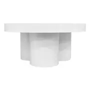 [James Lane] Domi Coffee Table White - 88cm