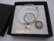 Alex and Ani Seashell Charm Bracelet