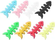 200Pcs Silicone Cable Winder for Earphones Random Color Tangle Cord Organizer Durable Cable Storage for Use